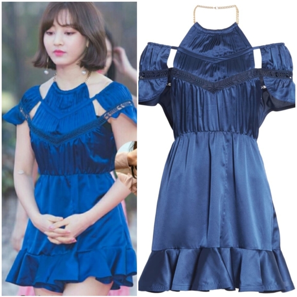 🍒NWT🍒 SELF PORTRAIT SATIN MINI DRESS - Picture 3 of 12